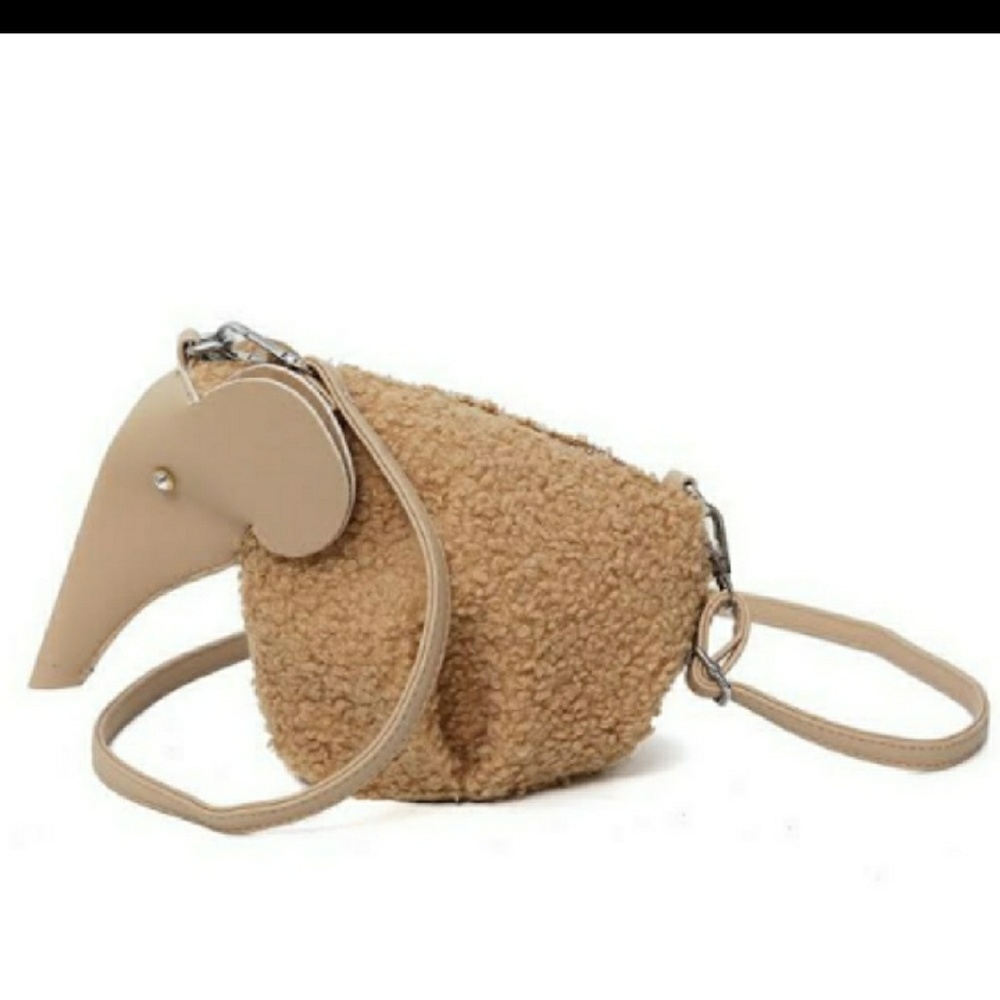 Furry Elephant Purse